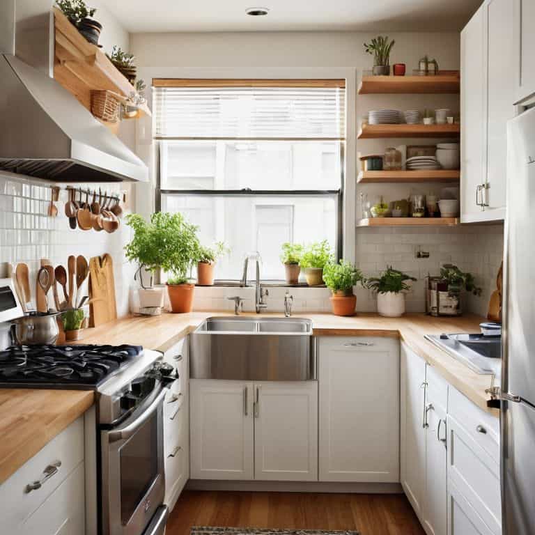 A Guide on How to Organize a Small Kitchen and Maximize Every Inch 3 Navigating Compact Kitchens
