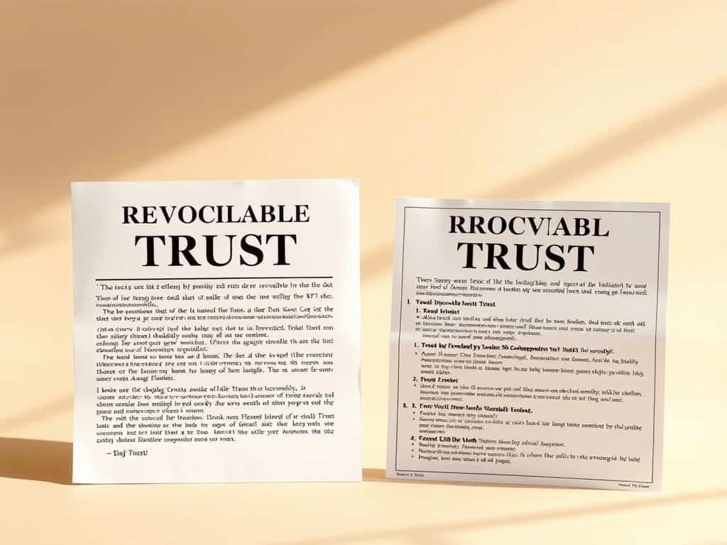 types of trusts including revocable trusts and irrevocable trusts