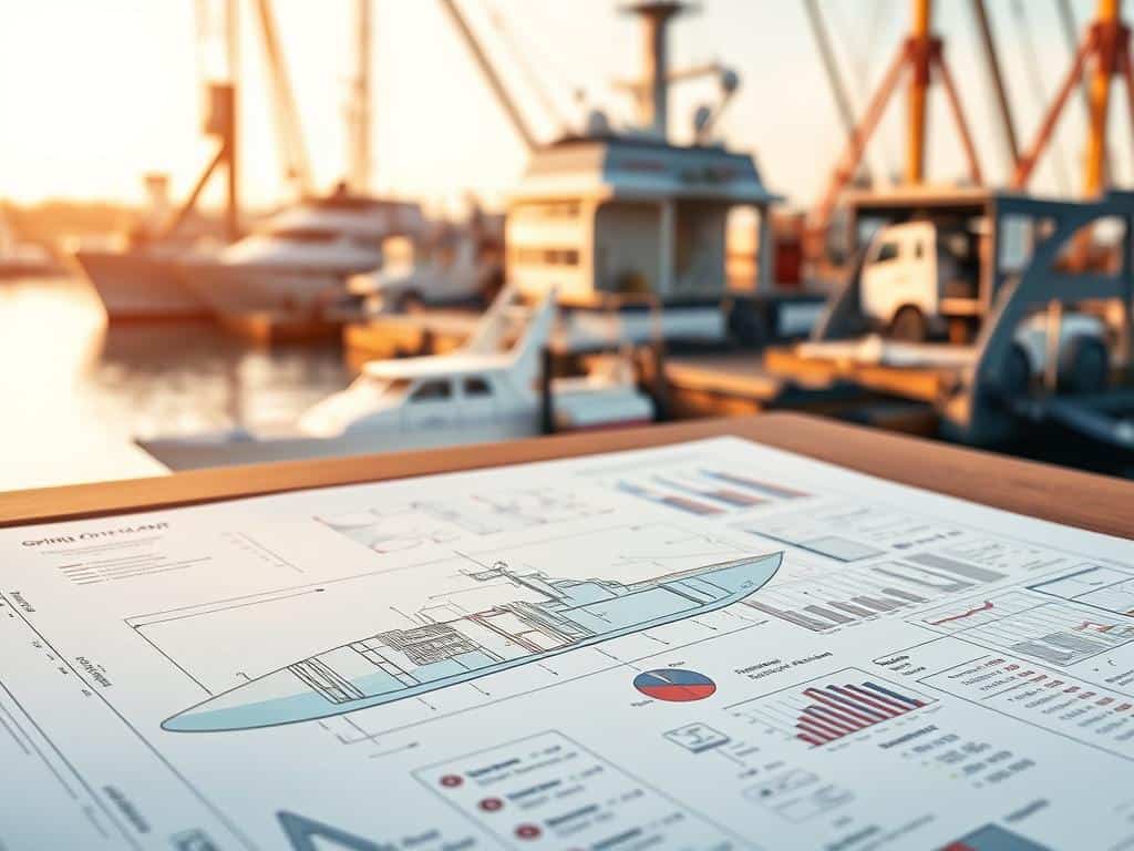 operational plan in nautical business plan illustration