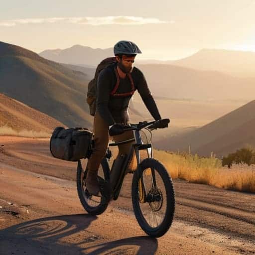 E-biking through The Long Road Ahead.