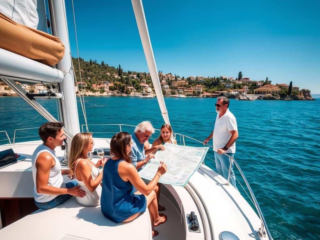yacht itinerary planning
